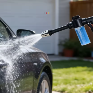 car wash spray gun with Canister